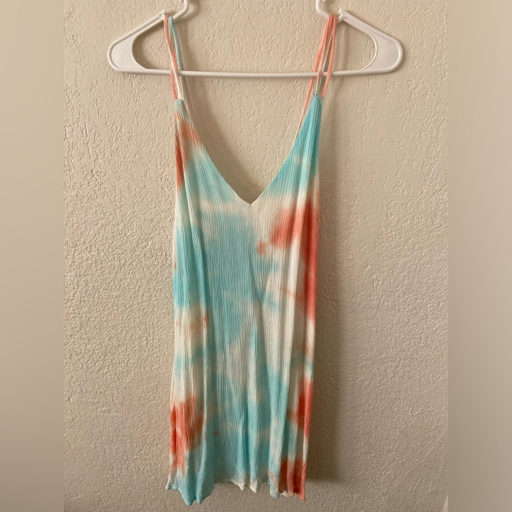 Lulus tie dye mini dress size L